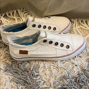 Blowfish canvas slip ons